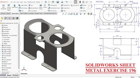 2016 solidworks sheet metal tutorial|SolidWorks sheet metal simulation.